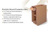 Particle Board Frameless Box